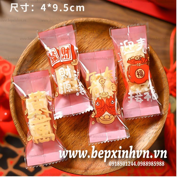 Túi đựng kẹo nougat Đôi Cá (100 túi)