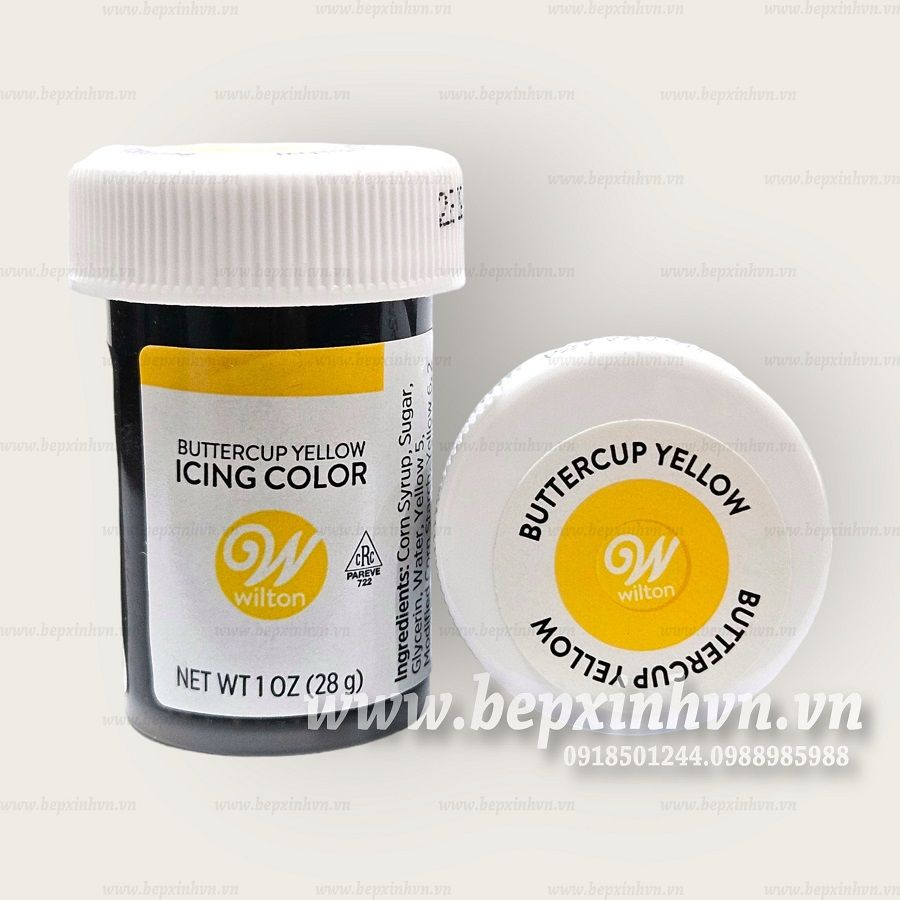 Màu Wilton Buttercup yellow (vàng bơ)