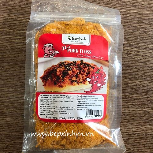 Chà bông heo cay Classyfoods 300g