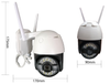 SmartZ VKT02 - Camera IP Ngoài Trời Xoay 360 độ phân giải 3Mp có đèn Led