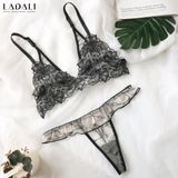 Áo lót không gọng Ladali - 574 Đen, Tím