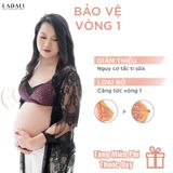 Bộ Đồ Lót Sau Sinh Cho Con Bú Ladali - Set 211 Tím