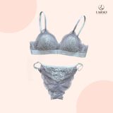 Bộ Đồ Lót Không Gọng Ladali - Set B07 Tím