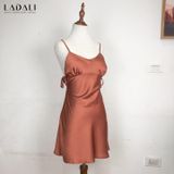 Váy Ngủ Lụa Ladali - VN24 Cam