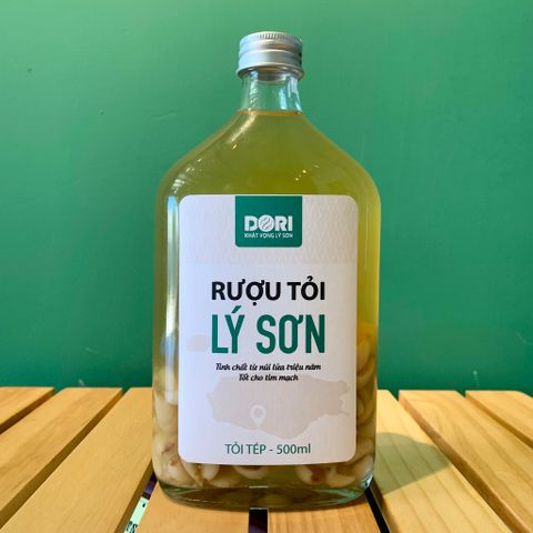  Rượu tỏi Lý Sơn Dori - Tỏi tép 500ml 