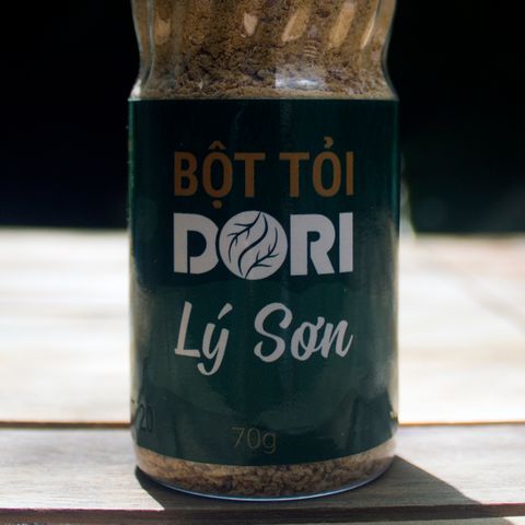  Bột tỏi Lý Sơn Nguyên chất Dori - Hủ 70g - Túi 500g 