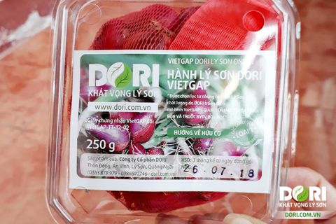  Hành Lý Sơn - Dori VietGAP - Hộp 250g 