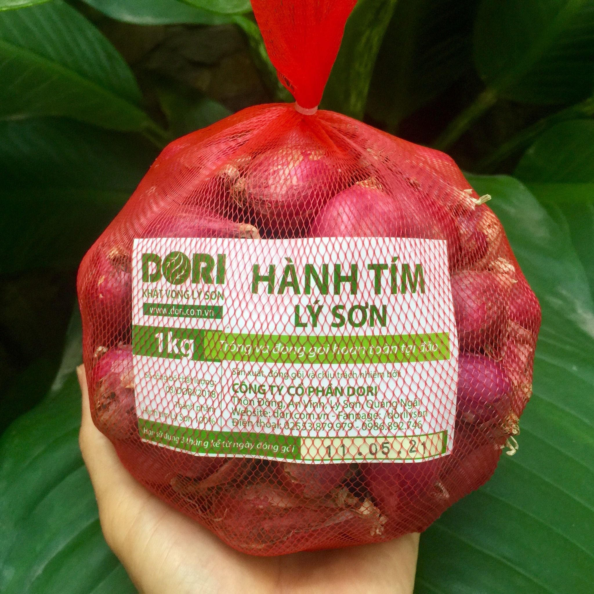 Hành tím Dori Lý Sơn - túi lưới 1kg