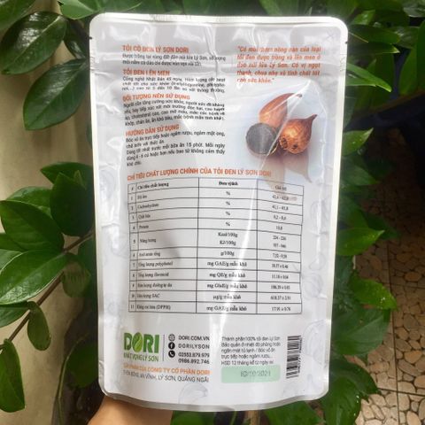  Tỏi đen cô đơn Lý Sơn (tỏi đen một tép) Dori - 200g 