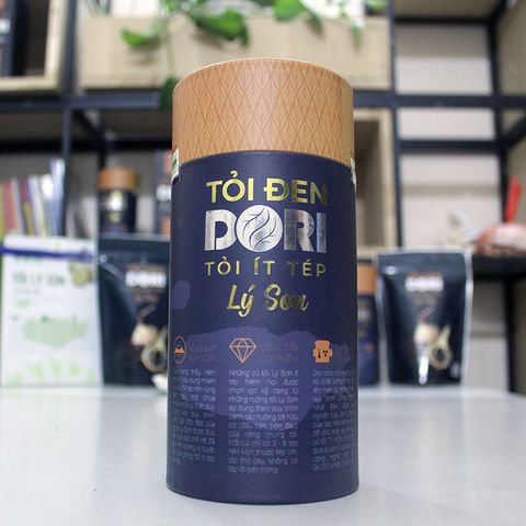  Tỏi đen Lý Sơn Dori - Loại ít tép - Hộp 200g 