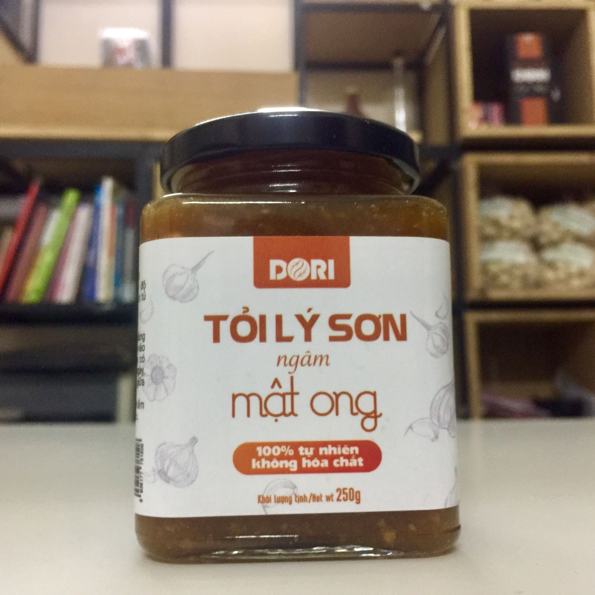 Tỏi Lý Sơn ngâm mật ong Dori 250g - Hoàn toàn tự nhiên