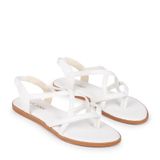  Sandal bệt dây mảnh chéo AN.59 Trắng 