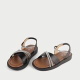  Sandal Xoàn Nữ H-200 Đen 