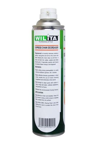  Chai xịt vệ sinh sên Wilita Bike Express Chain Degreaser 600ml 