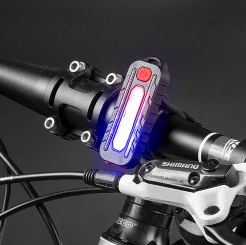  Đèn nháy xe đạp 3 màu L100 - USB Type C 