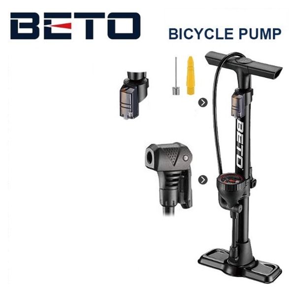 Bơm sàn xe đạp mini Beto 221SG 160 PSI