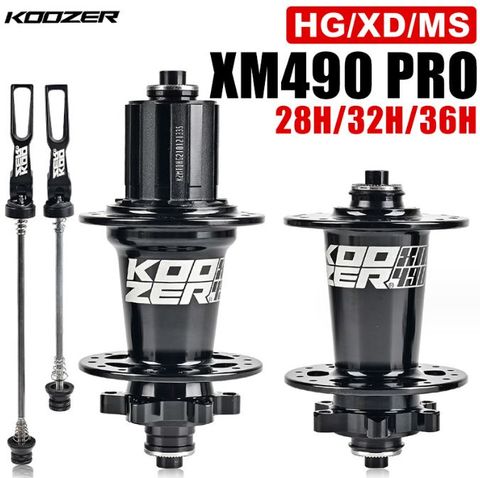  Bộ đùm xe đạp Koozer XM490Pro 2023 9x100 - 10x135 24 / 28 / 32 / 36 căm cối HG / XD / MS 