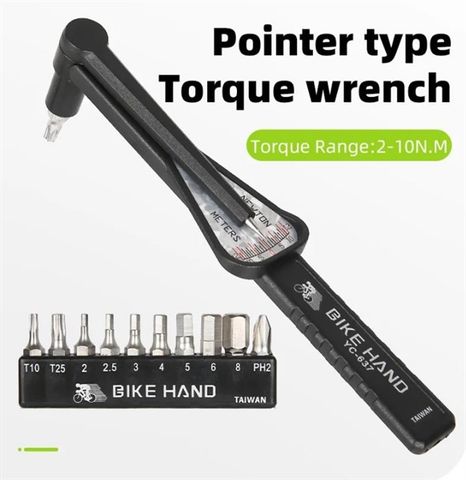  Bộ tool cờ lê lực xe đạp BikeHand 2-10Nm 10 chức năng YC637 