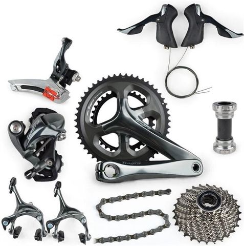  Bộ group xe đạp Shimano Tiagra R4700 thắng vành 