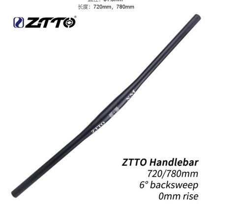  Ghidong xe đạp ZTTO 780mm - 31.8 - back 6 độ 