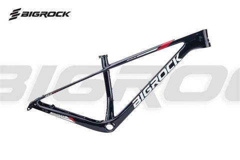  KHUNG SƯỜN XE ĐẠP MTB BIGROCK CARBON MT9 27.5 29 Đen 