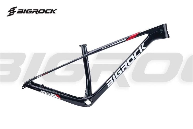 KHUNG SƯỜN XE ĐẠP MTB BIGROCK CARBON MT9 27.5 29 Đen