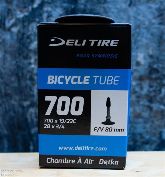 Ruột xe đạp Deli Tire 700c 19-23 Presta 43mm ( Van Pháp )