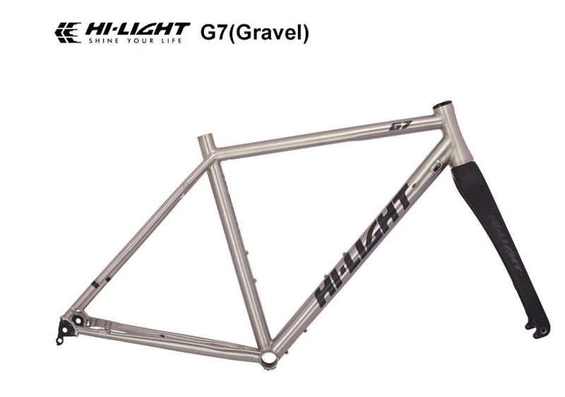 Sườn xe đạp Gravel titanium G7