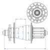 Đùm Xe Đạp ARC MT039 32 Lỗ 100/135 QR Cối HG / XD / MS