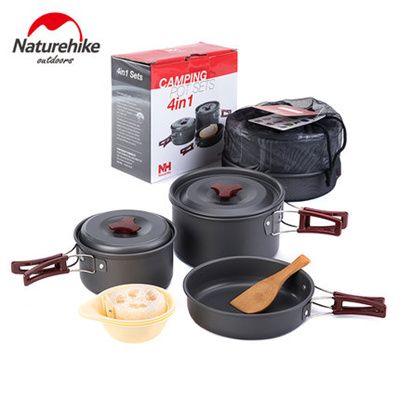  Bộ Nồi Chảo Du Lịch NatureHike 9 món NH15T203 