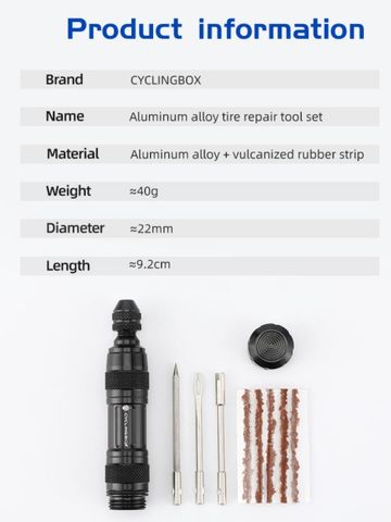  Bộ tool vá vỏ tubeless xe đạp T035 