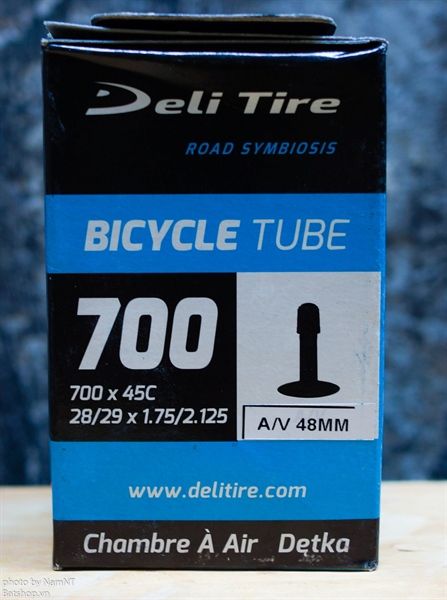 Ruột xe đạp Deli Tire 700-45c / 29 1.75-2.25 Schrader ( Van Mỹ )