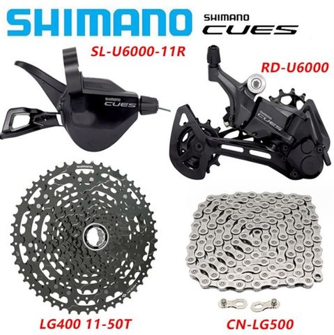  Bộ group xe đạp Shimano Cues U6000 1x11 speed 4 món 