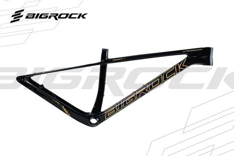  KHUNG SƯỜN XE ĐẠP MTB BIGROCK CARBON MT9 27.5 29 Đen Vàng 