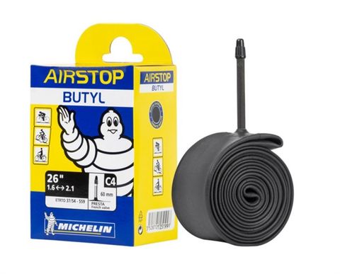  Ruột xe đạp Michelin AirStop 26 1.6-2.1 Van Pháp 60mm 