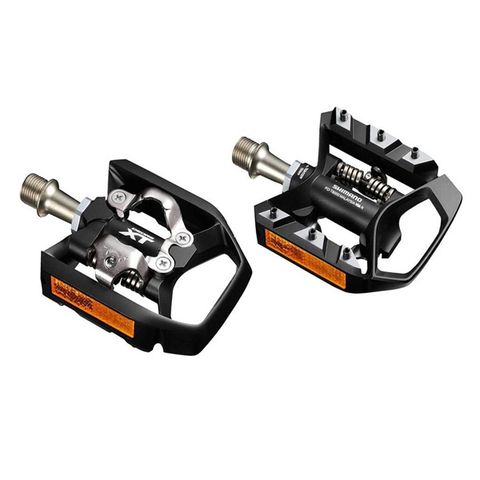  Pedal xe đạp Shimano 1 mặt can 1 mặt phẳng T8000 SPD 