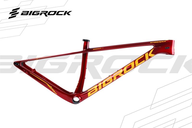 KHUNG SƯỜN XE ĐẠP MTB BIGROCK CARBON MT9 27.5 29 Đỏ