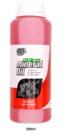  Dầu Khoáng Bơm Thắng Xe Đạp EZMTB Mineral Oil 500ml Red ( For Shimano ) 