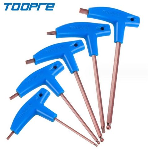  Cây lục giác 2 đầu sửa xe đạp Toopre thép S2 3 / 4 / 5 / 6mm và T25 