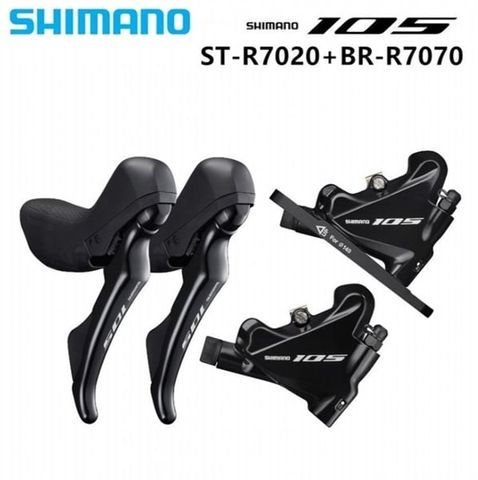  Bộ tay lắc và thắng dầu Shimano R7020 2x11 