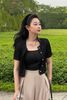 Áo Cardigan Ngắn Tay Cài Cúc - V65C23Q002