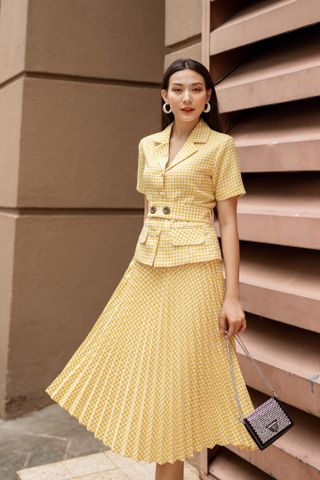  Nelly Skirt / chân váy dập ly xòe 