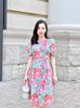 Lolie Dress - hoa xanh/ Đầm Clothesrack cổ tròn tay ngắn Lolie - Việt Nam