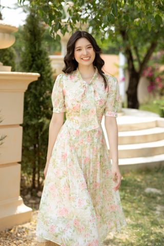  Lily dress 2023/ Đầm Clothesrack cột dây cổ tay ngắn Lily - Việt Nam 