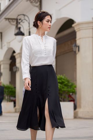  Chân váy chiffon xẻ tà - Chic City 