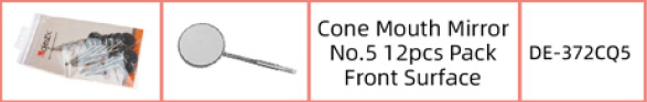 DE-372 CQ5: Gương trong miệng dài 24mm