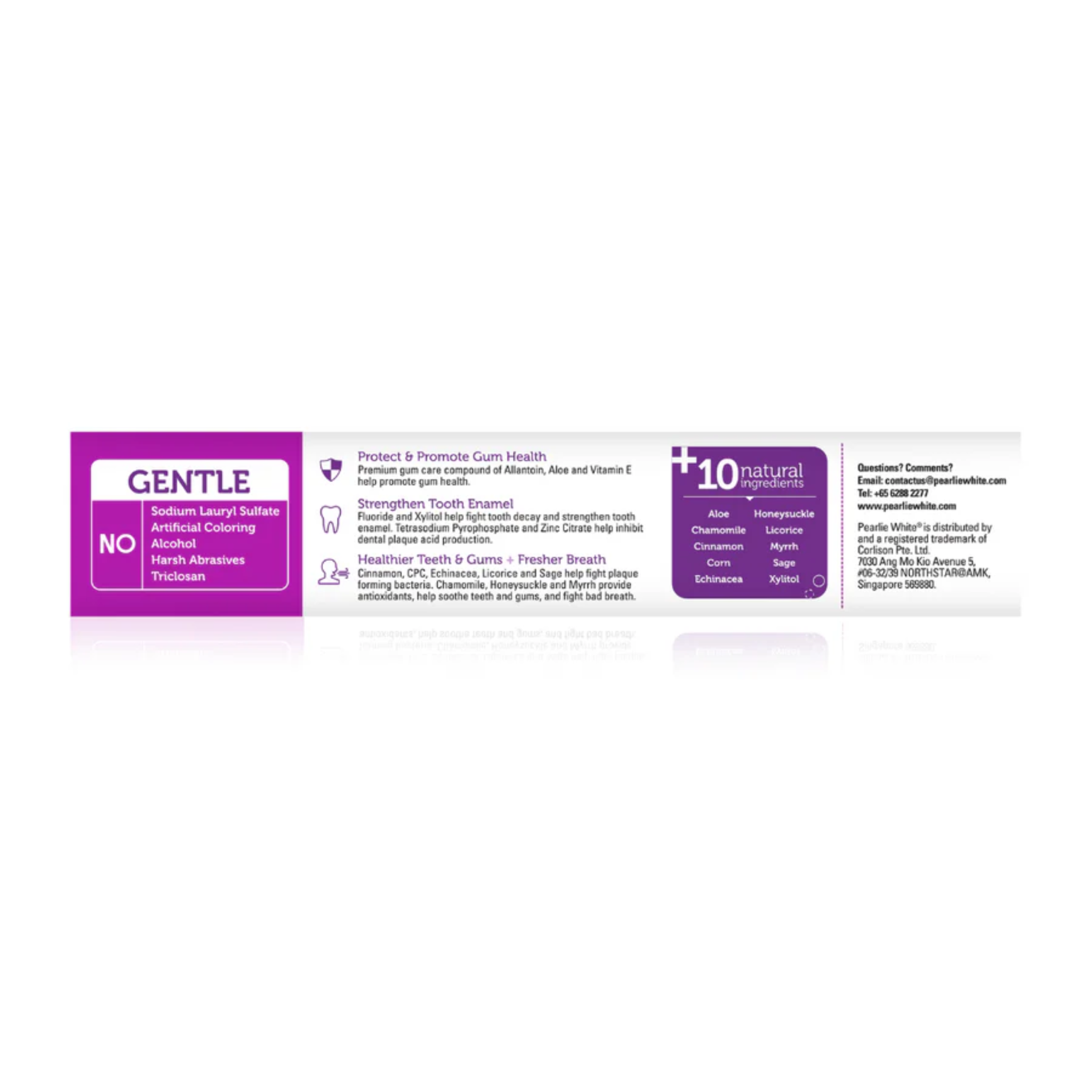 Kem Đánh Răng Cao cấp Chăm sóc Nướu - Pearlie White Advanced Gum Health Fluoride 130g
