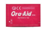  Miếng dán bảo vệ và giúp lành nhanh vết thương trong miệng sau phẫu thuật nha khoa Ora-Aid  (Màu đỏ 25x15mm) 