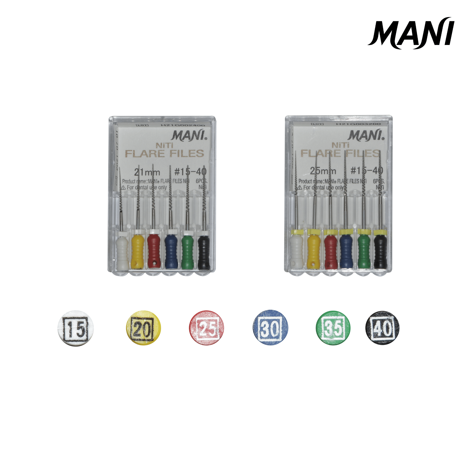 Nong tay Niti Flare Files - Mani Nhật Bản (Hộp 6 cây)