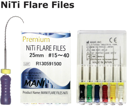  Nong tay Niti Flare Files - Mani Nhật Bản (Hộp 6 cây) 